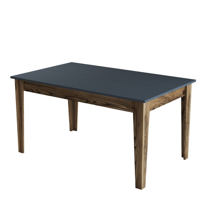Hanah Home Milan 513 Mesa de Comedor Nogal y Antracita